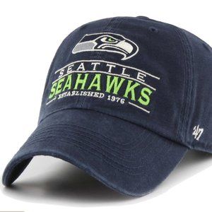 Seattle Seahawks ‘47 Cleanup Adjustable Navy Football Baseball Hat